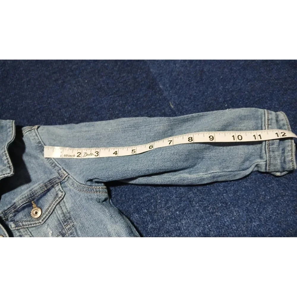 Jordache Light Wash Jean Jacket  with Pockets Snap Buttons  4T